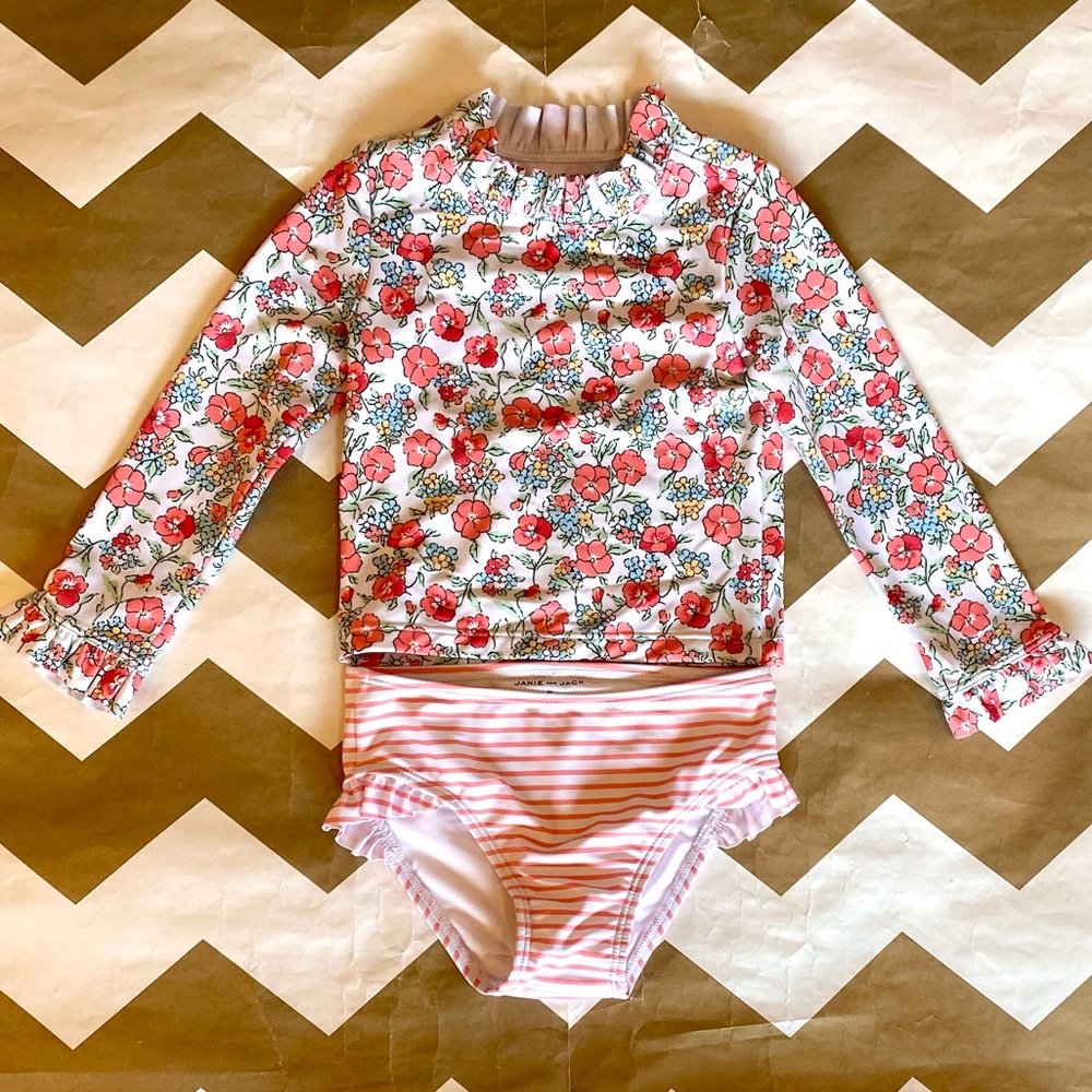 Janie and Jack rashguard swimsuit